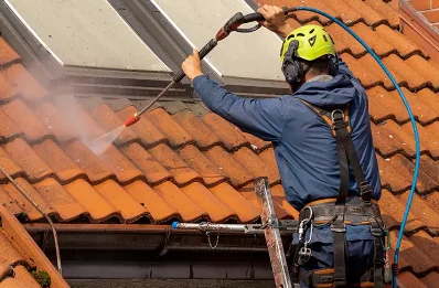 Démoussage et hydrofuge de toiture à Gondrin
